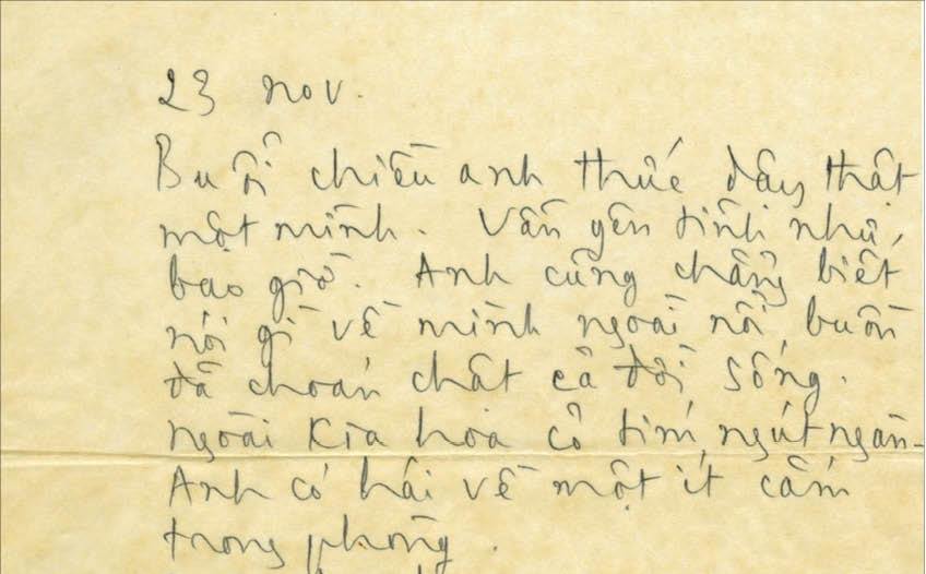 Những bức thư tình của nhạc sĩ Trịnh Công Sơn gửi Dao Ánh sẽ trở về