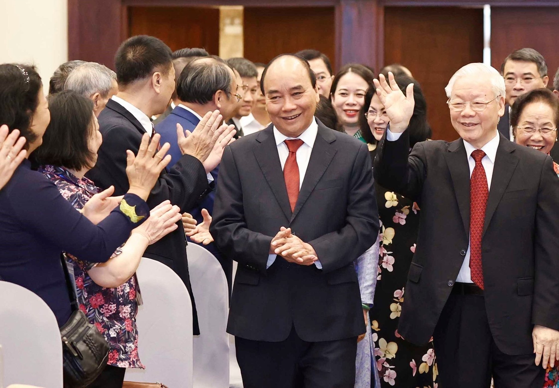 Tổng Bí thư dự lễ kỷ niệm 30 năm tái lập Văn phòng Chủ tịch nước