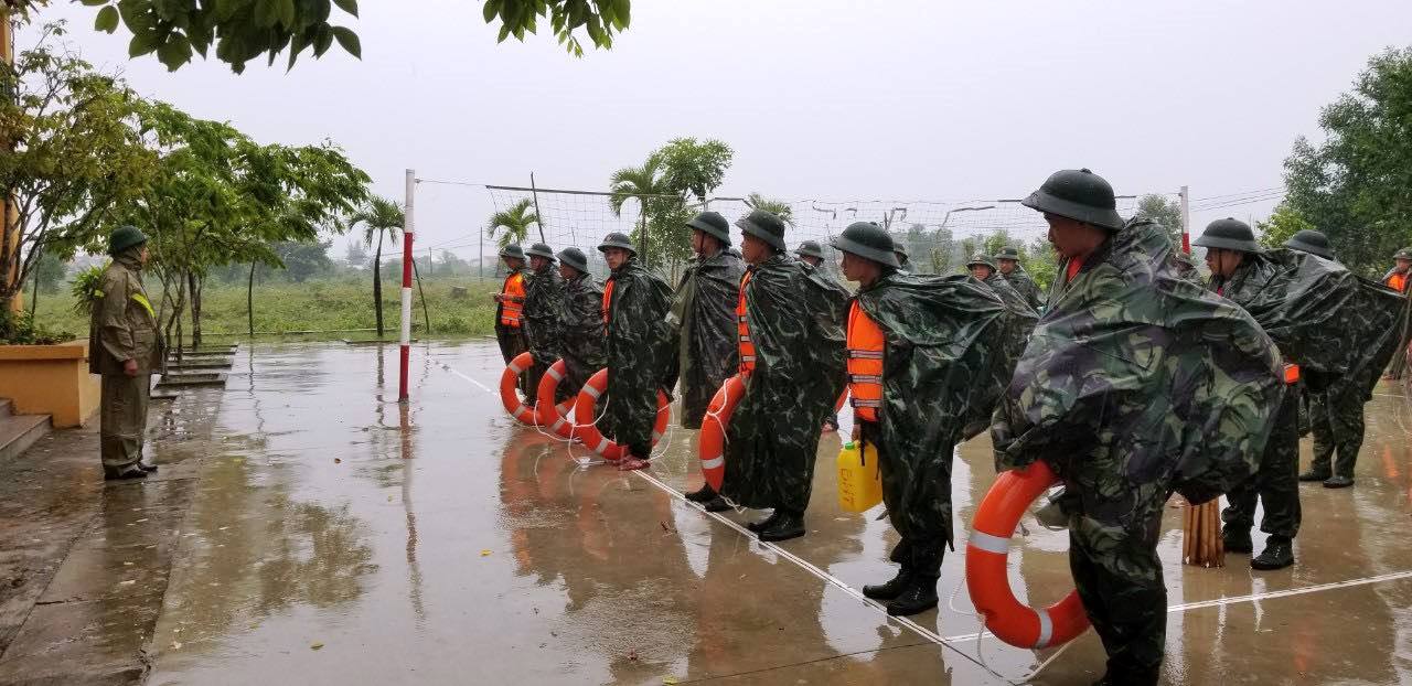 Sẵn sàng quân số, phương tiện phòng chống bão