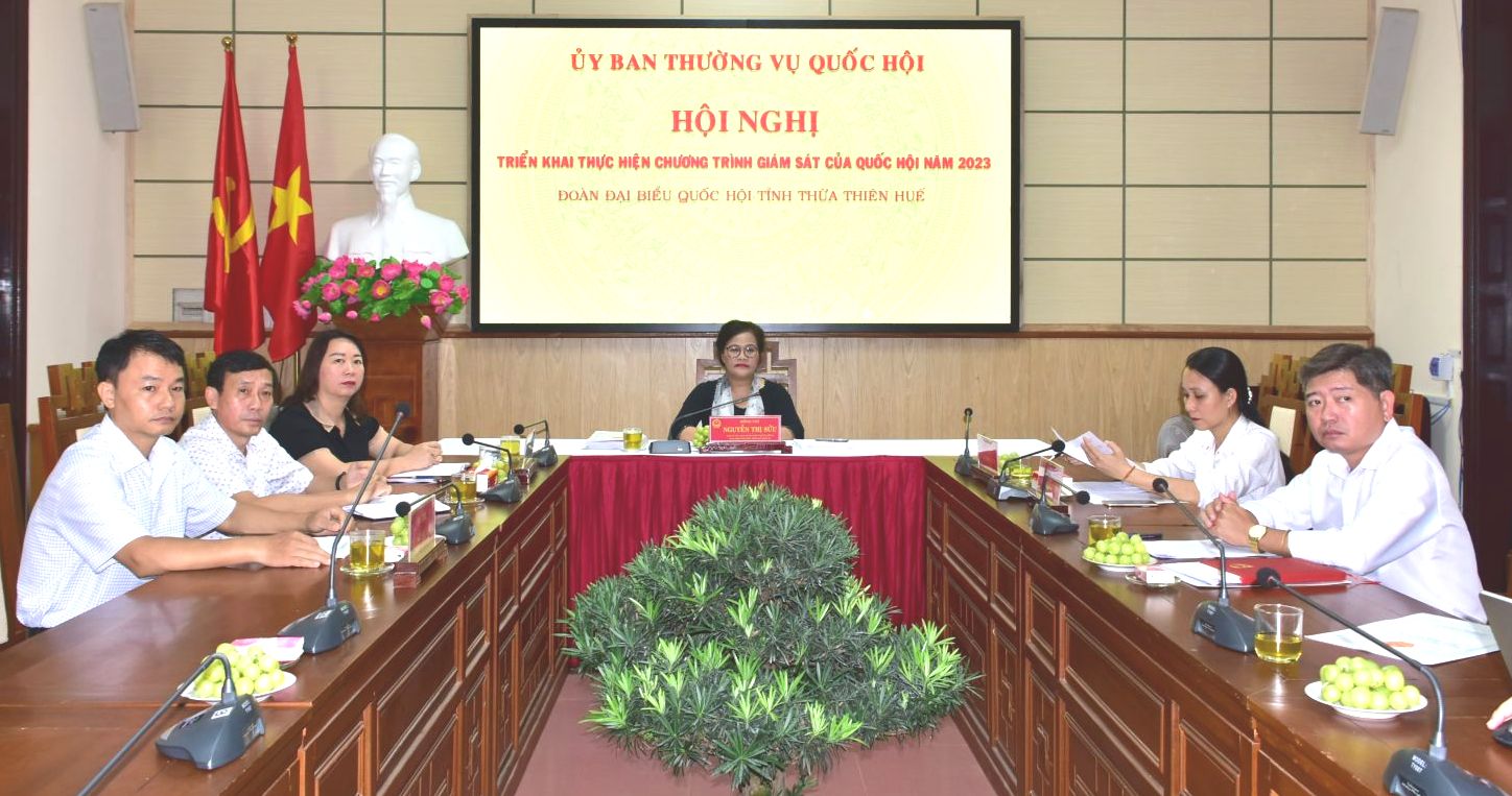 Khai mạc Hội nghị Triển khai Chương trình giám sát năm 2023 của Quốc hội
