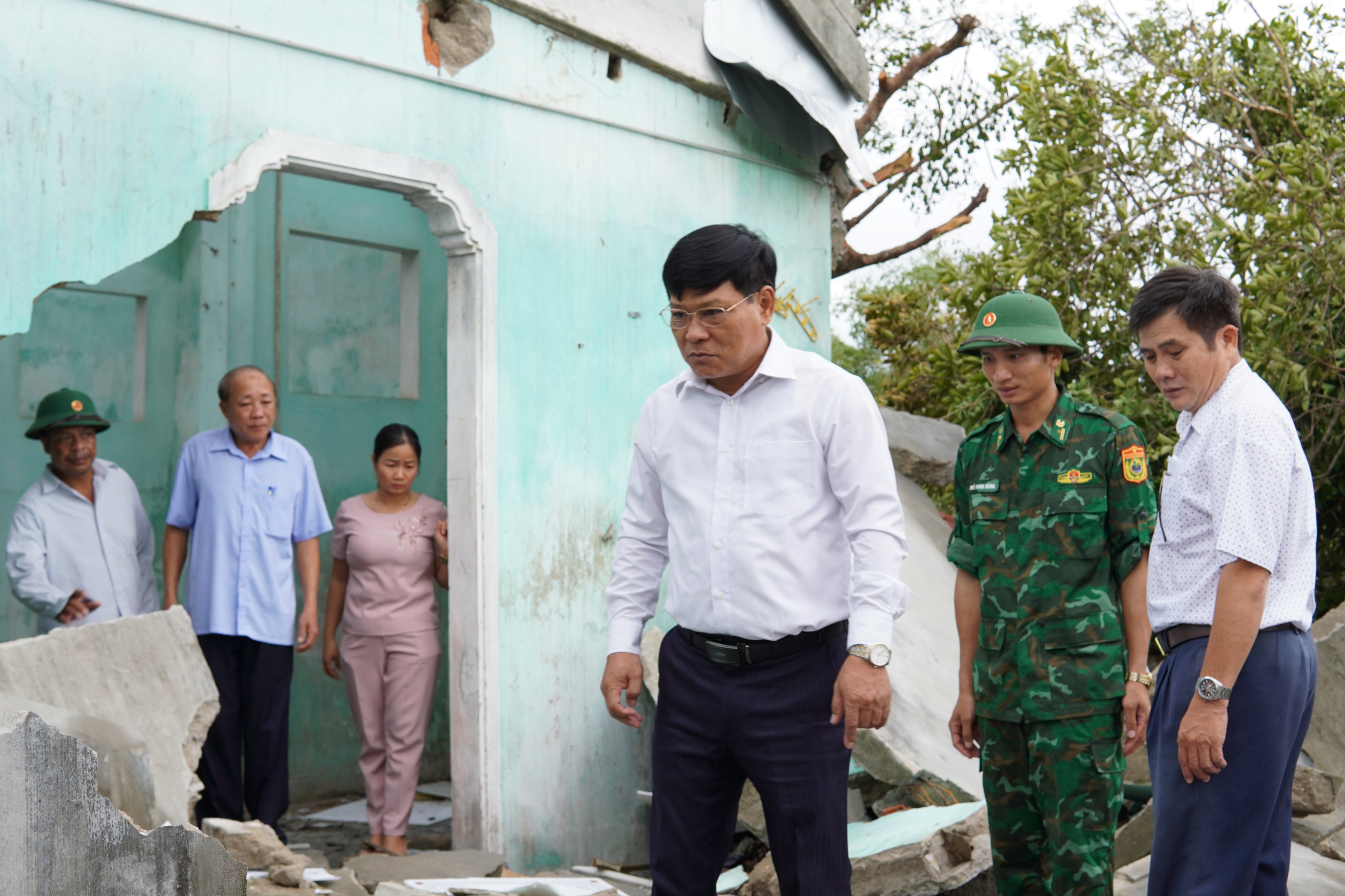 Mặt trận các cấp hỗ trợ người dân ảnh hưởng do bão số 4