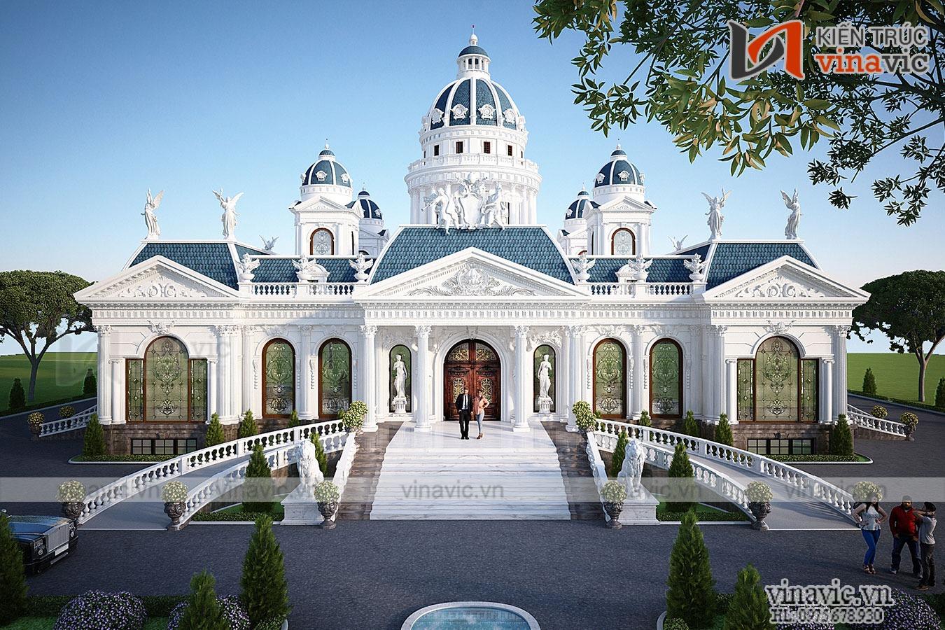 Gợi ý những mẫu biệt thự mái mansard sang trọng, xa hoa như cung điện Pháp đẹp nhất hiện nay