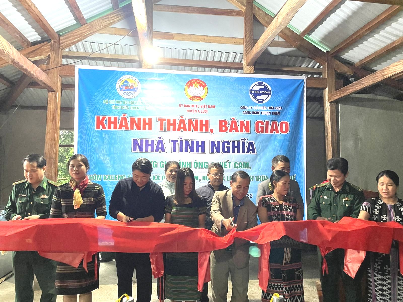 Bội đội Biên phòng tỉnh khánh thành nhà tình nghĩa trên biên giới