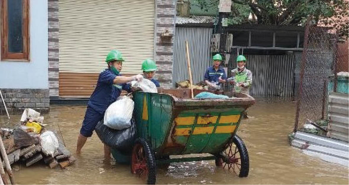 Sạch đẹp sau lũ