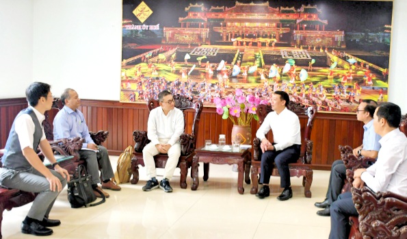 Tạo mọi điều kiện thuận lợi để Công ty Brycen Nhật Bản triển khai các dự án tại TP Huế