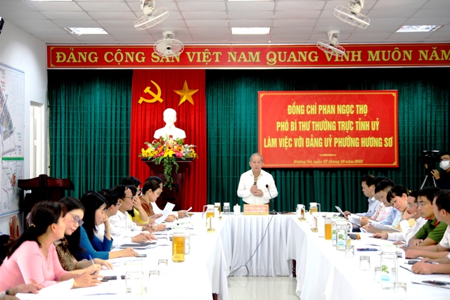 Xây dựng Hương Sơ trở thành đô thị mới