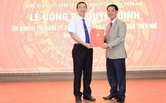 Công bố quyết định chỉ định Bí thư Đảng uỷ HueWACO