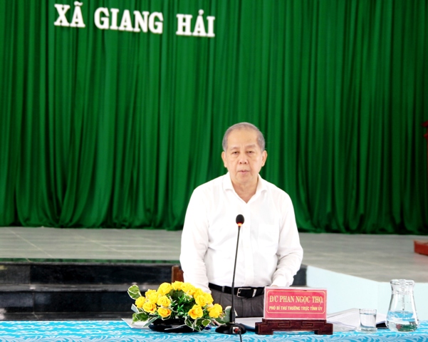Giang Hải vẫn là xã nghèo dù tiềm năng biển, đầm phá rất lớn