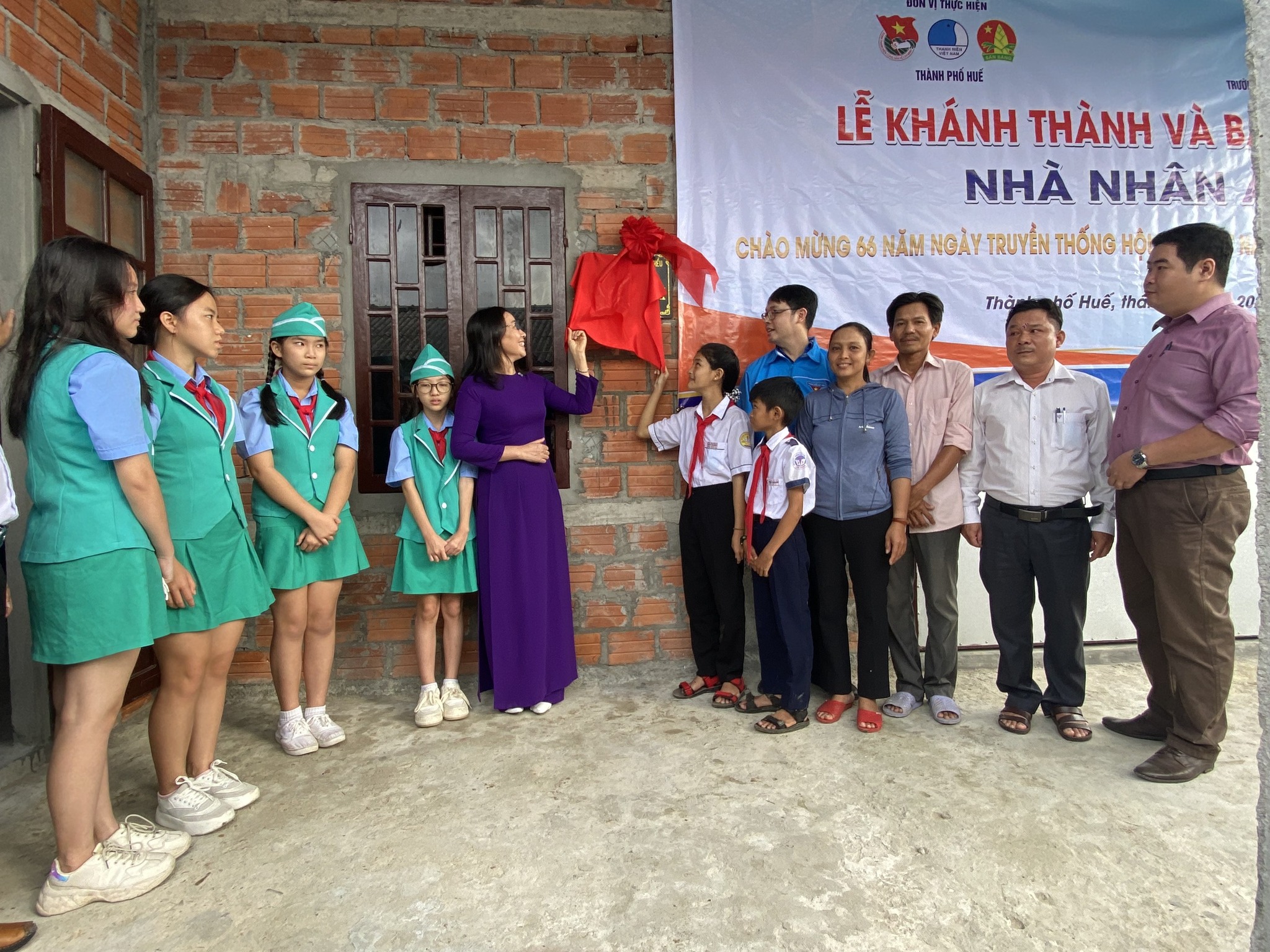 Hỗ trợ Nhà Nhân ái cho học sinh có hoàn cảnh khó khăn tại TP Huế