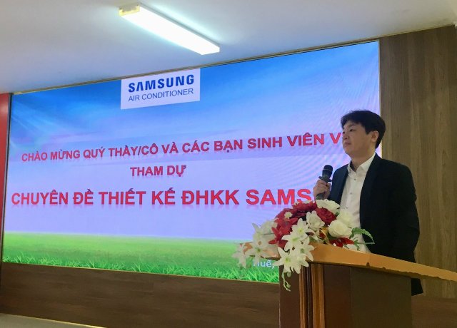 Trang bị kỹ năng “Thiết kế điều hòa không khí Samsung” cho sinh viên Huế
