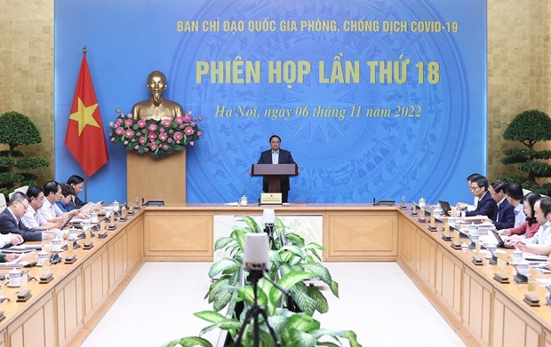 Thủ tướng chủ trì phiên họp 18 Ban chỉ đạo QG phòng, chống COVID-19