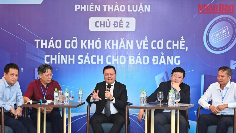 Tháo gỡ khó khăn về cơ chế, chính sách cho Báo Đảng