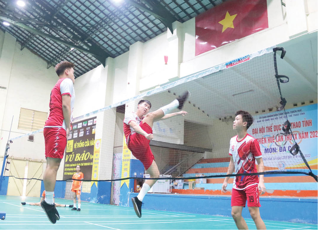 Đá cầu “mơ lớn” ở sân chơi đại hội