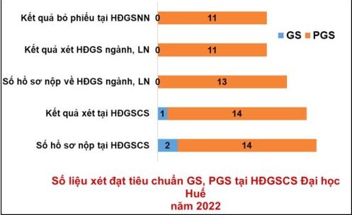 Đại học Huế có thêm 8 nhà giáo đạt tiêu chuẩn chức danh phó giáo sư