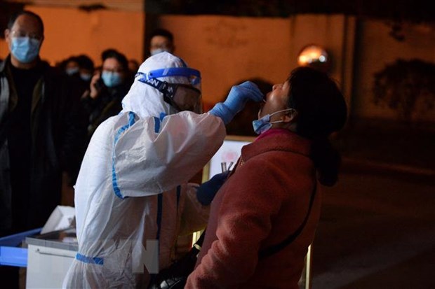 Trung Quốc Thành phố Thành Đô xét nghiệm COVID-19 diện rộng