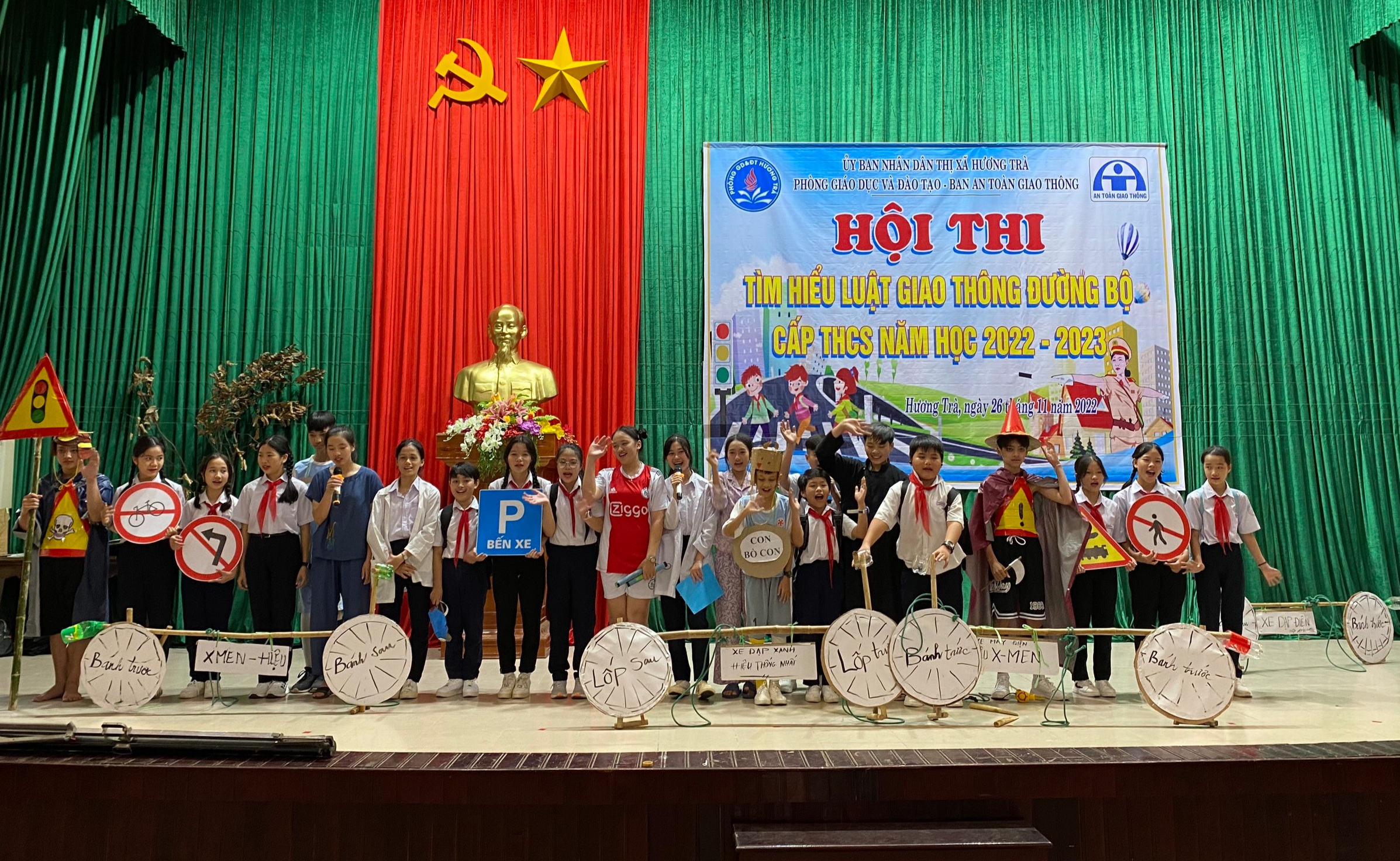 180 học sinh thi tìm hiểu Luật giao thông đường bộ