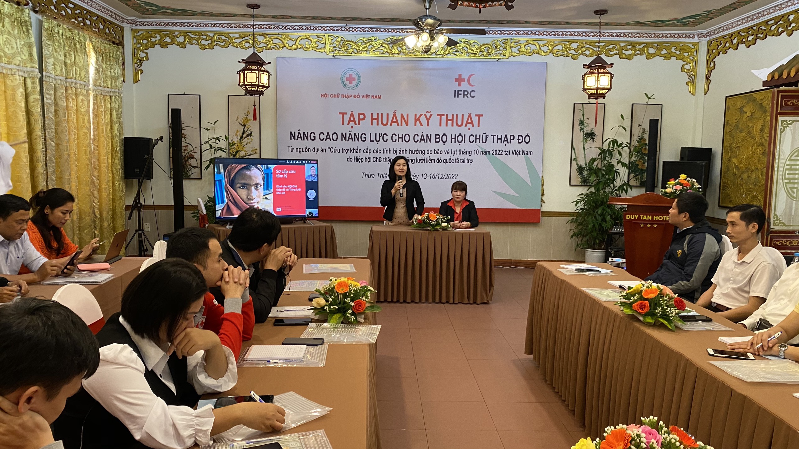 Nâng kỹ năng cho cán bộ Hội Chữ thập đỏ 5 tỉnh, thành