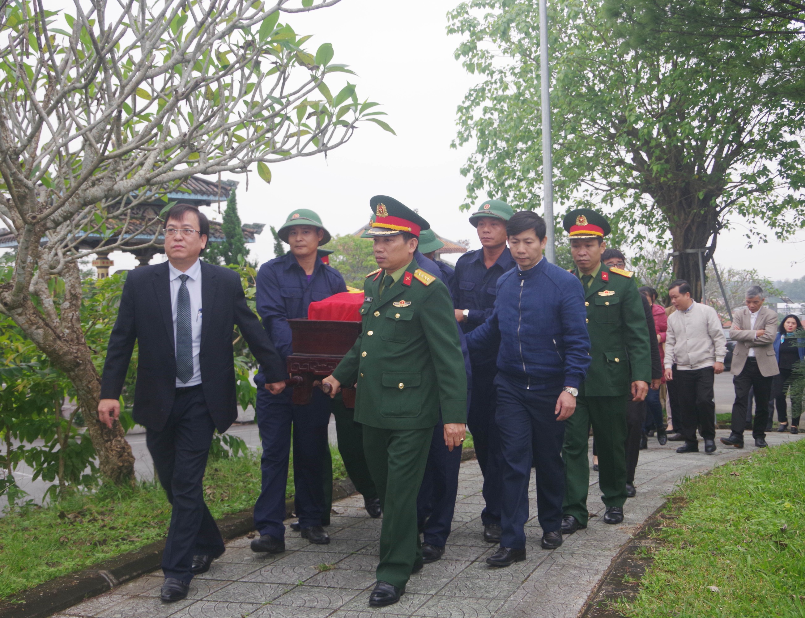 Truy điệu, an táng liệt sĩ hy sinh tại thôn Tân Ba, xã Thuỷ Bằng, TP Huế