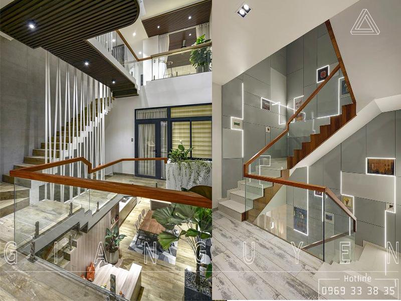 Lắp đặt lan can cầu thang kính đạt chuẩn giúp phòng tránh rủi ro