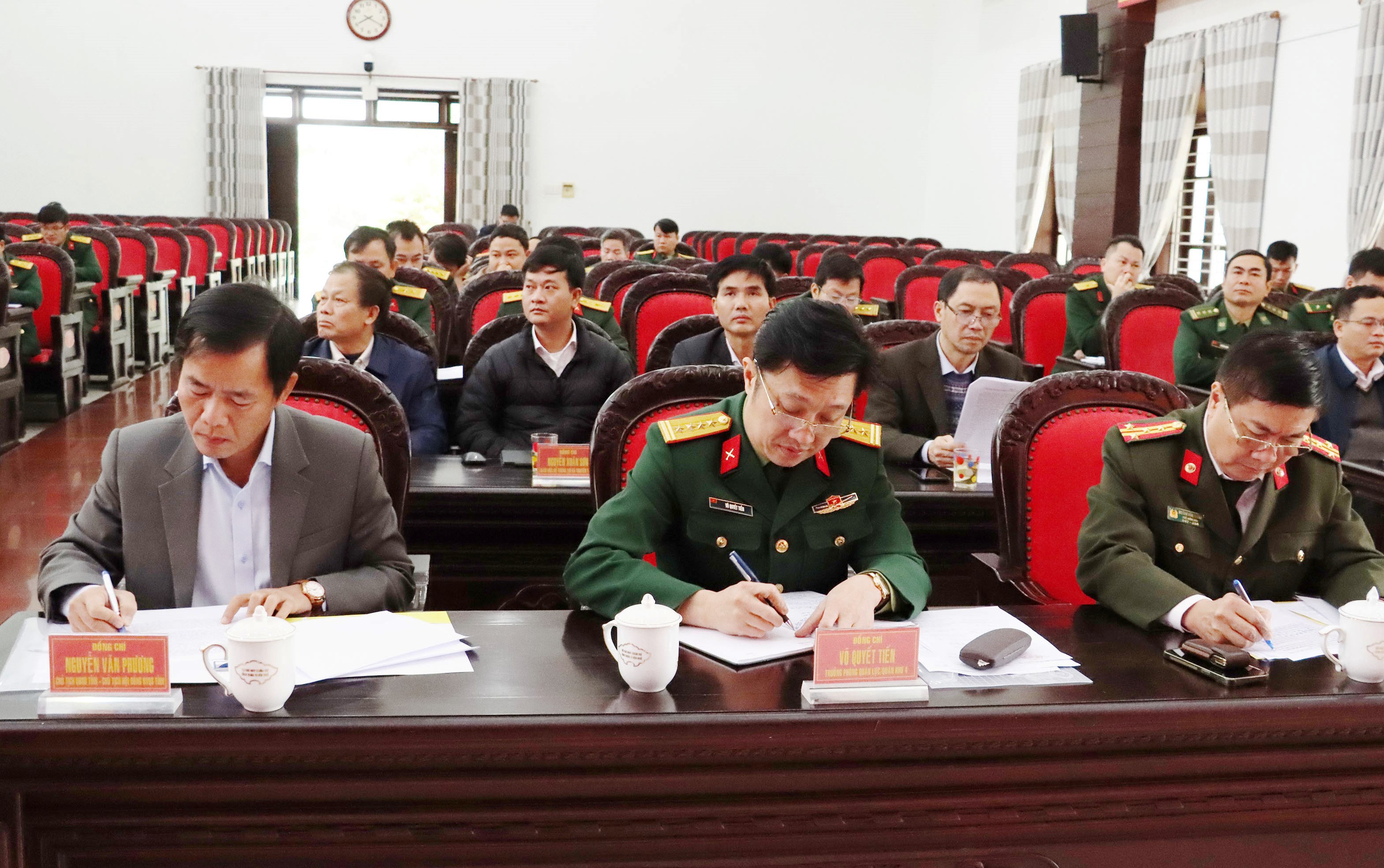 Đảm bảo giao quân đủ chỉ tiêu, đúng thời gian