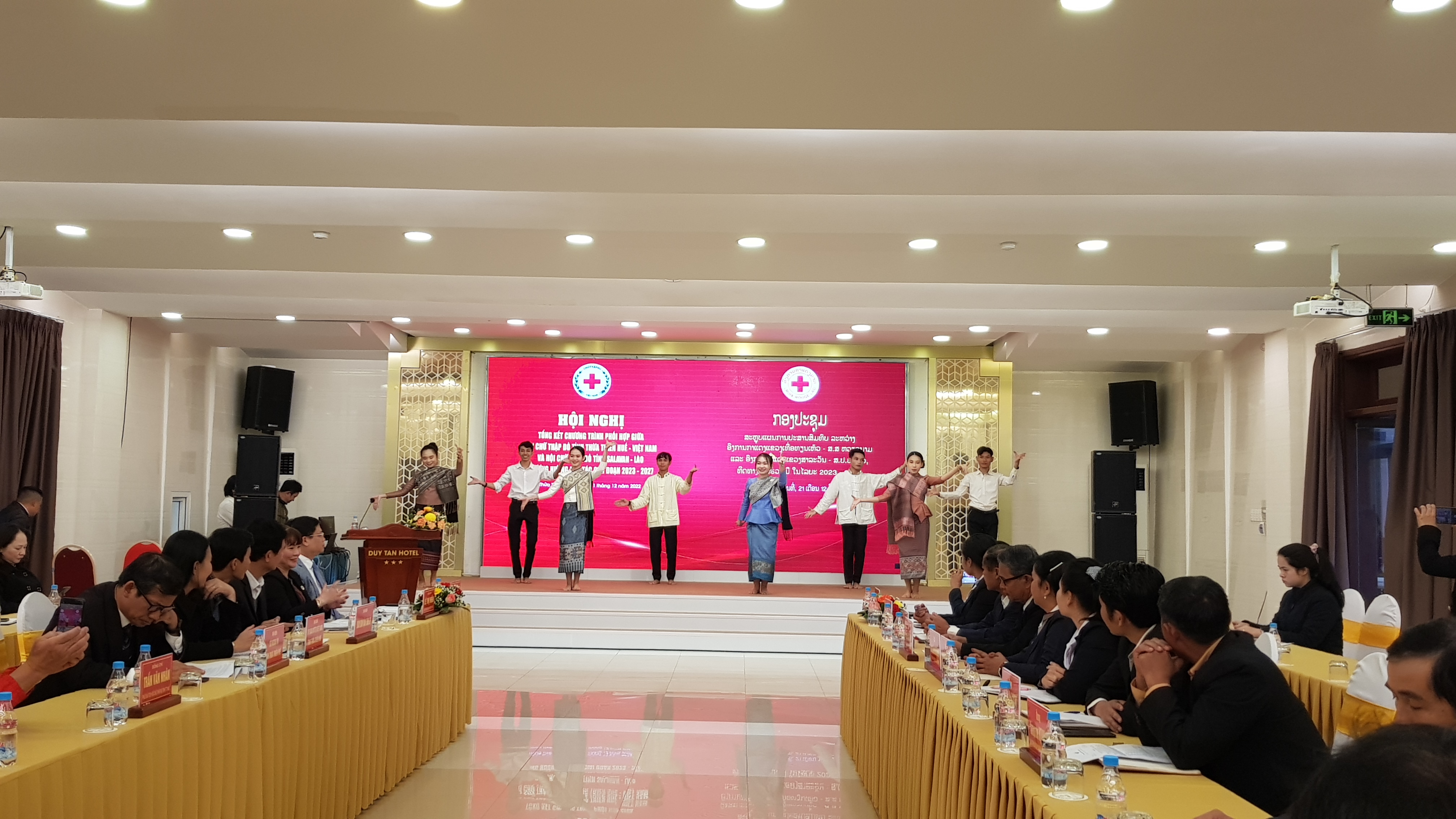 Tiếp tục thỏa thuận hợp tác với Hội Chữ thập đỏ Salavan