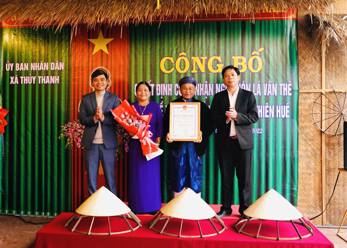 Công nhận nghề nón lá Vân Thê là Nghề truyền thống