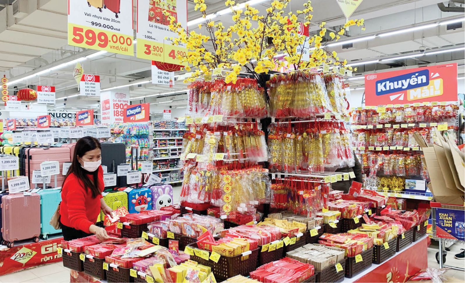 Increase stock of goods for Tet