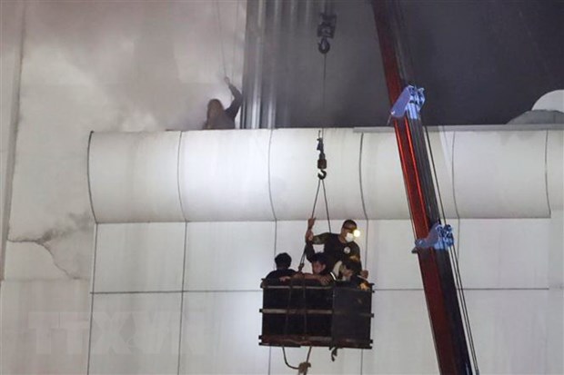 Campuchia Đã khống chế được vụ cháy sòng bài, chưa rõ thương vong