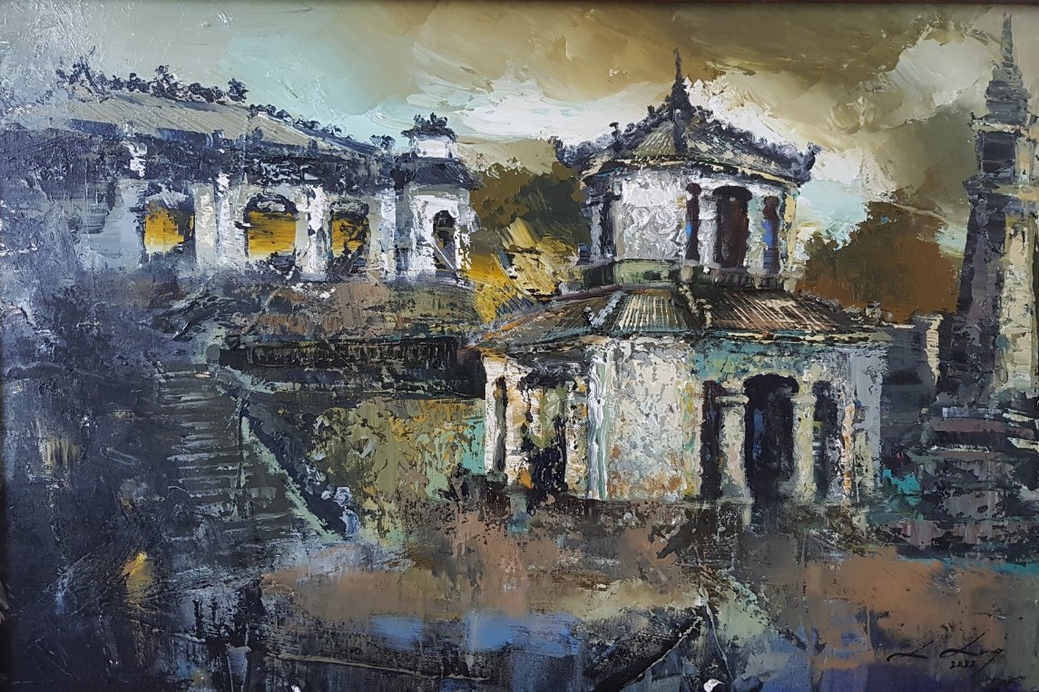 Cuộc lữ hành bên trong Huế qua tranh