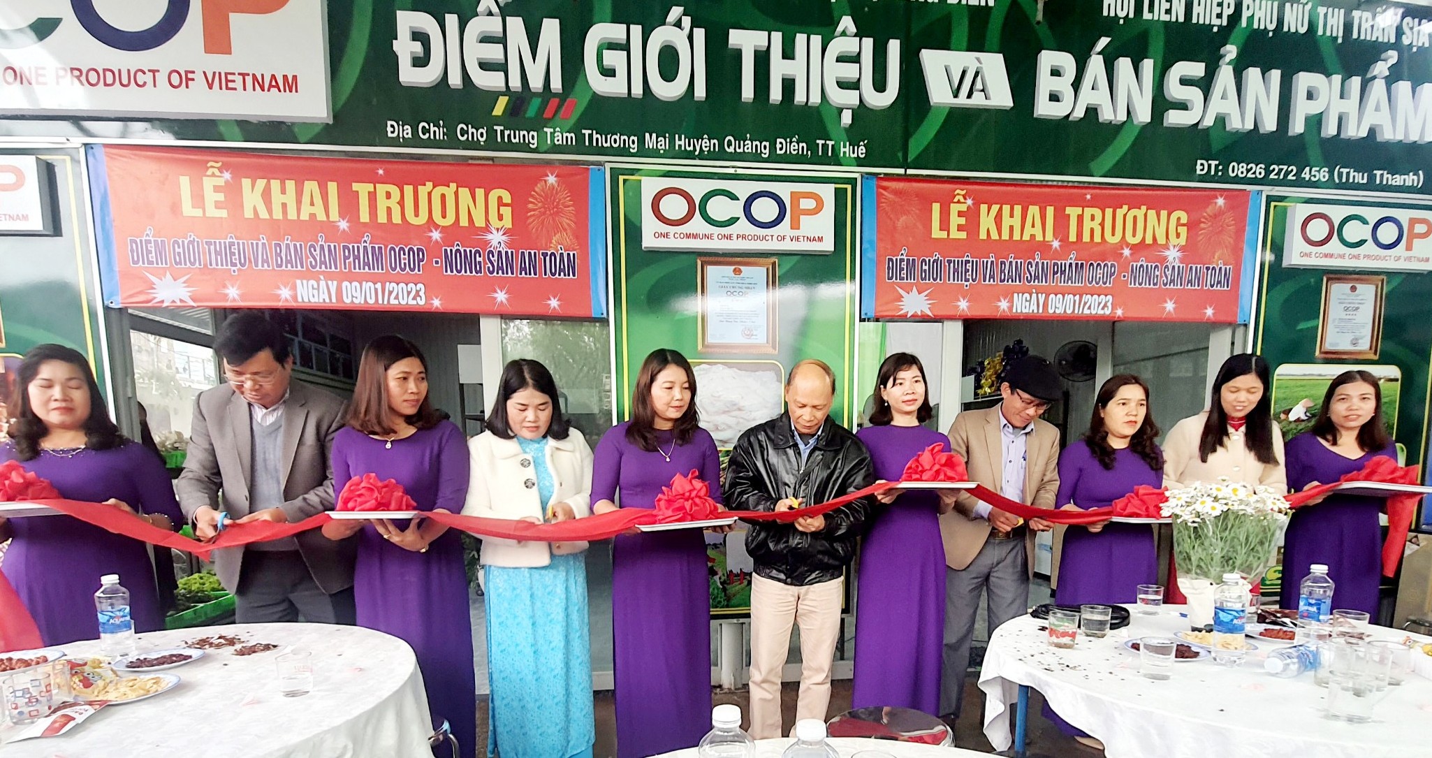 Thêm một cửa hàng giới thiệu sản phẩm OCOP và các sản phẩm chủ lực của Quảng Điền