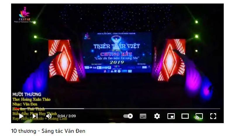 Ban tổ chức không xin phép tác giả khi biểu diễn ca khúc Mười thương