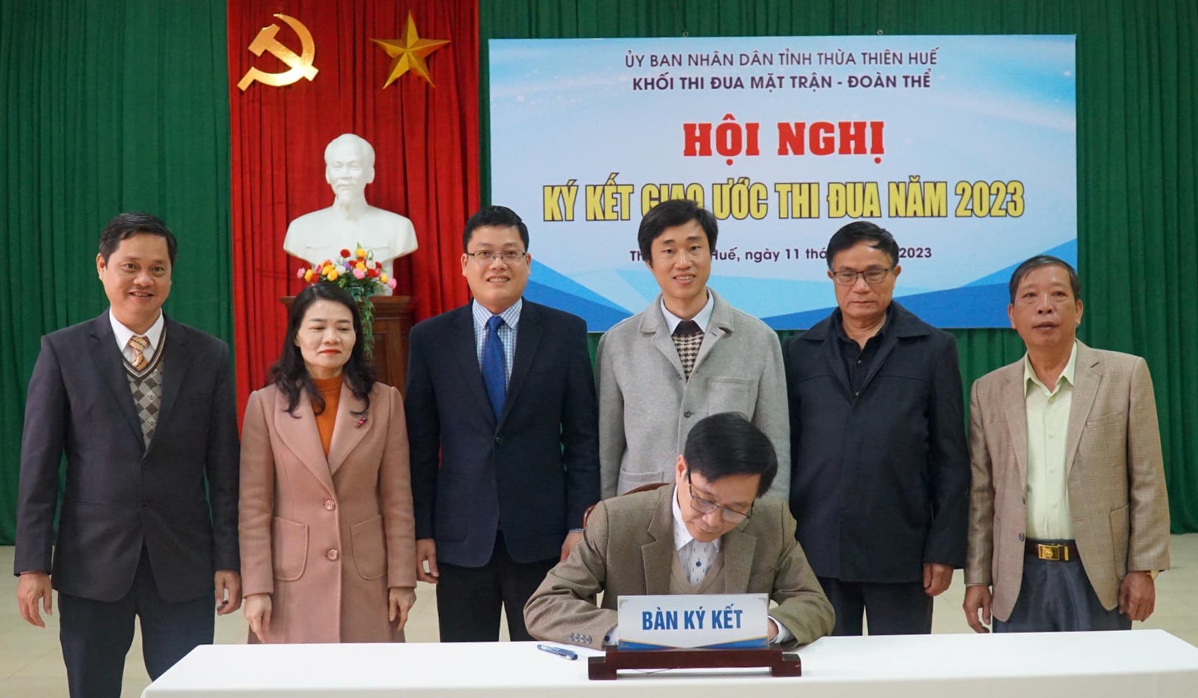 Ký kết giao ước Khối thi đua Mặt trận - Đoàn thể tỉnh năm 2023