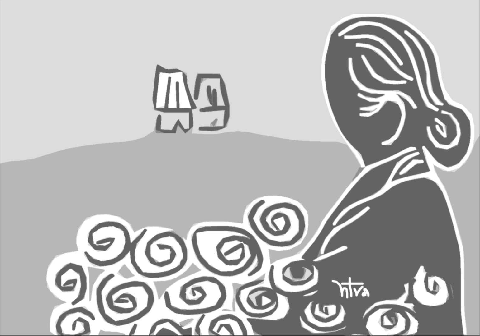 Nội ơi Cúc vạn thọ nở rồi…