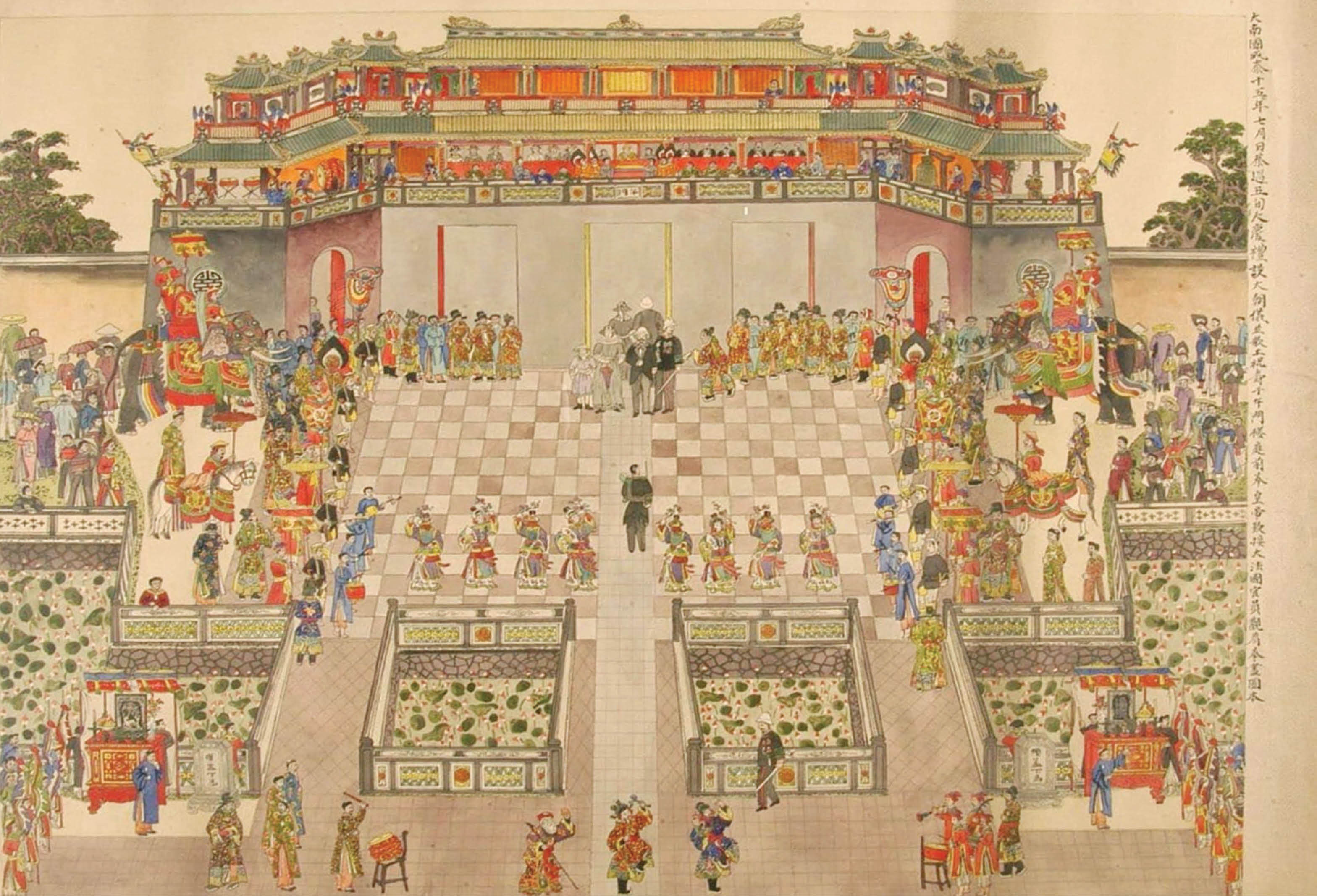 Tranh về nghi lễ ở Huế qua các cuộc đấu giá ở nước ngoài