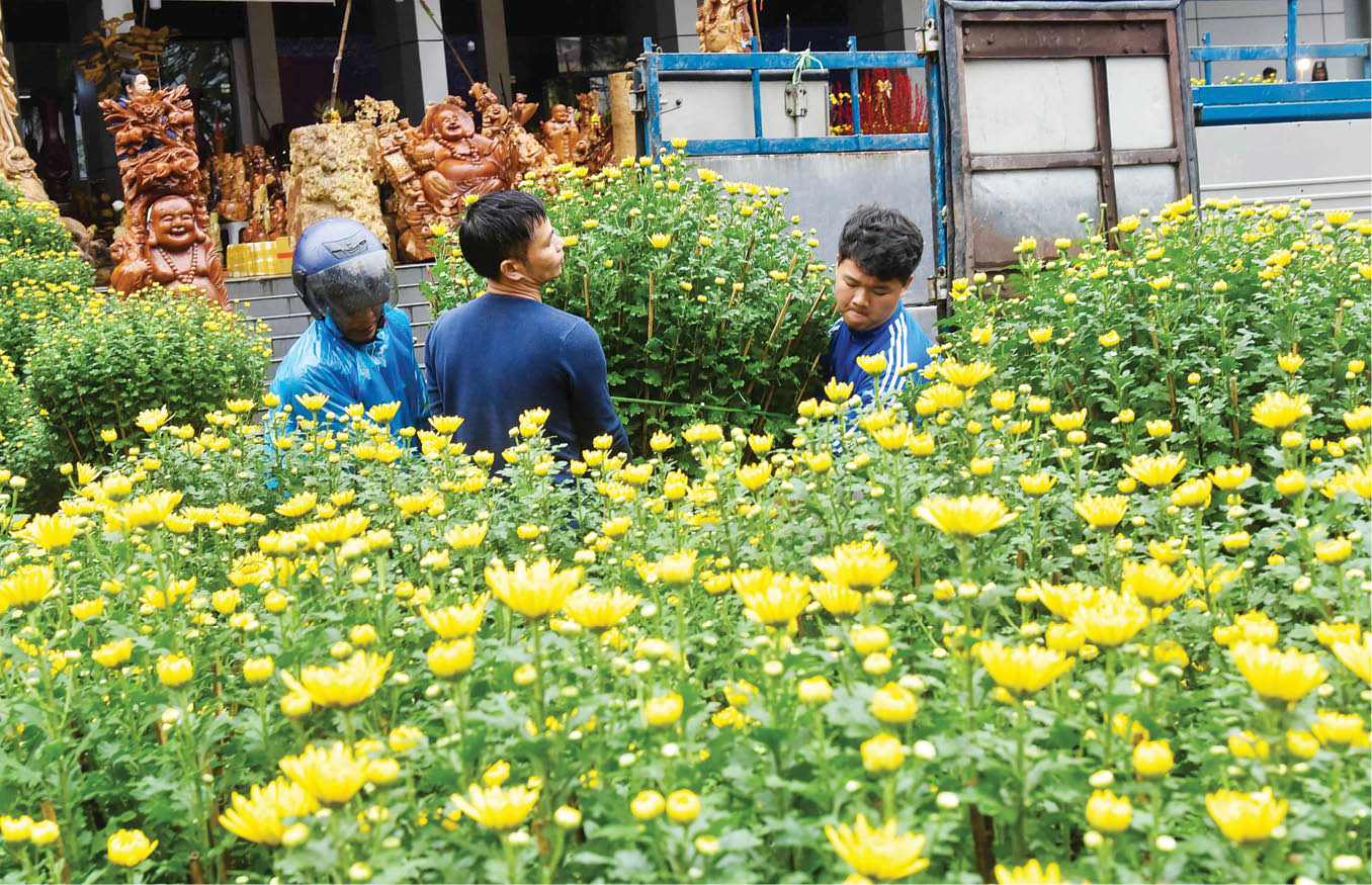 Bustling Tet atmosphere