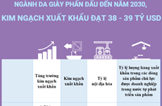 Ngành da giày hướng đến kim ngạch xuất khẩu 39 tỷ USD vào năm 2030