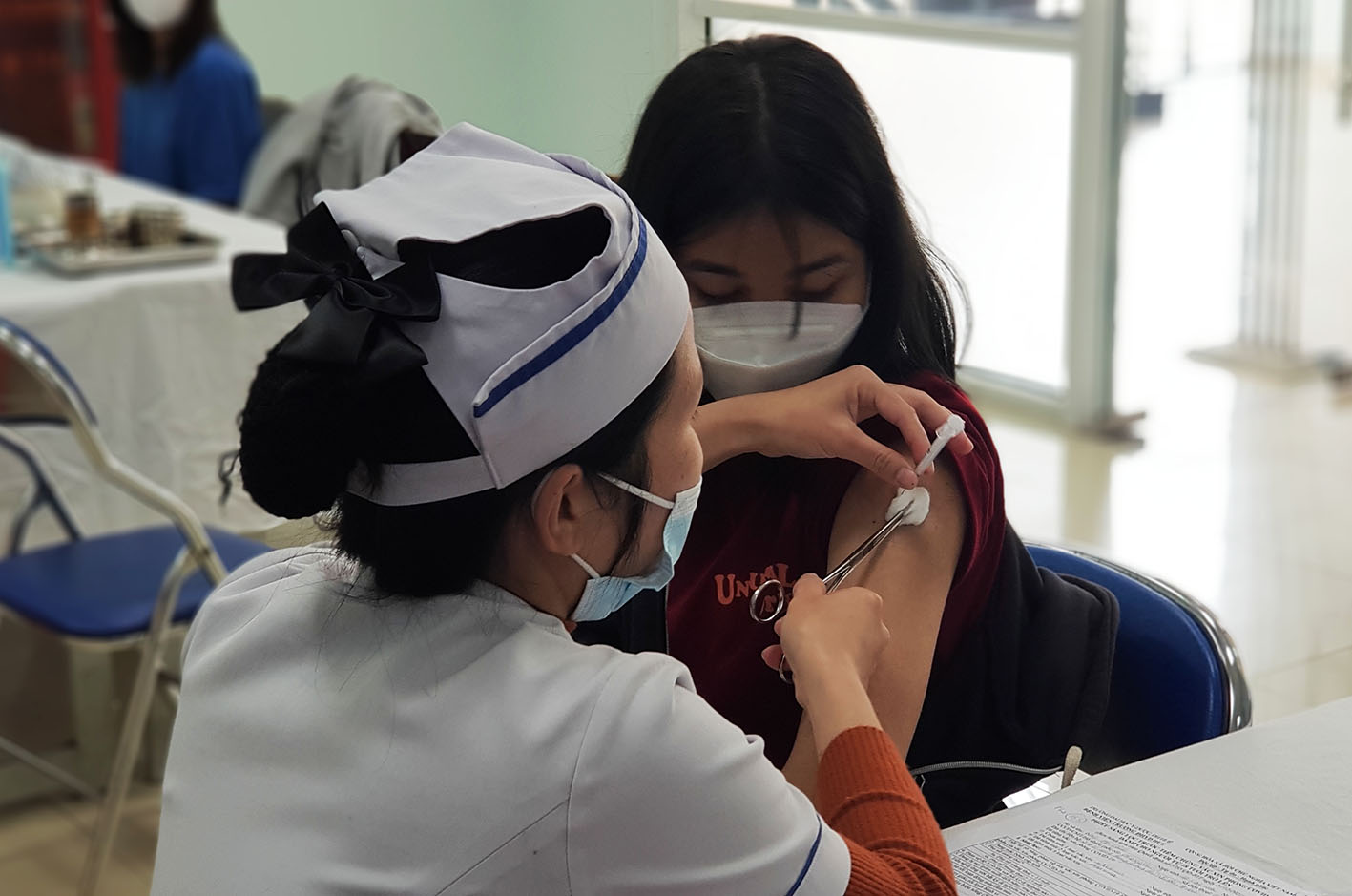 Tổ chức nhiều điểm tiêm vắc xin phòng COVID-19 đợt 46