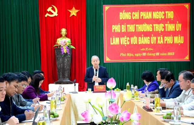 Phú Mậu cần đổi mới tư duy trong lãnh, chỉ đạo