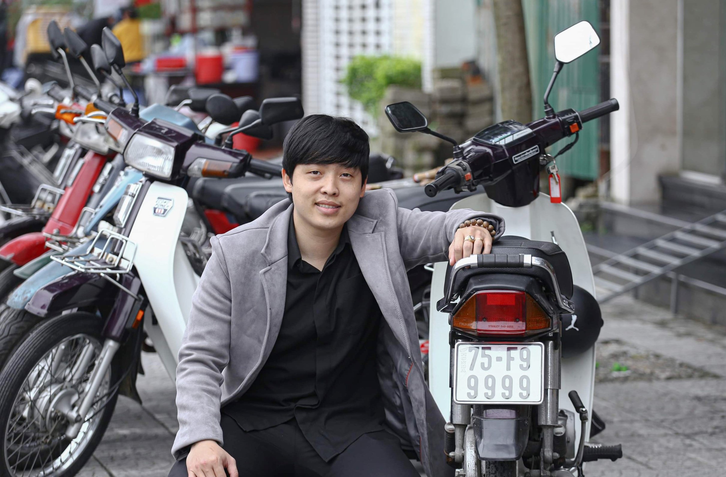 Độc – lạ dàn xe máy biển số tứ quý của chàng trai gốc Quảng Điền