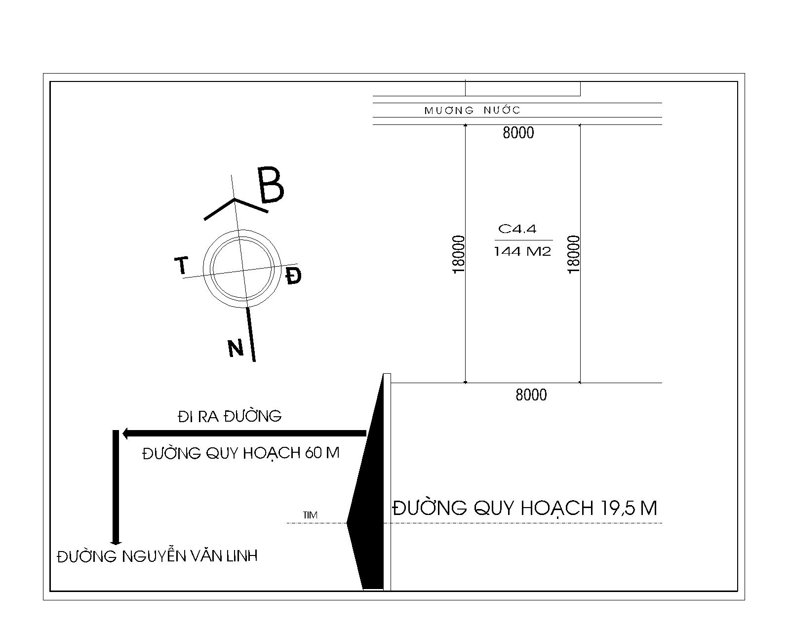 Lô đất 144m2 (8mX18m) khu quy hoạch tái định cư phường An Hòa
