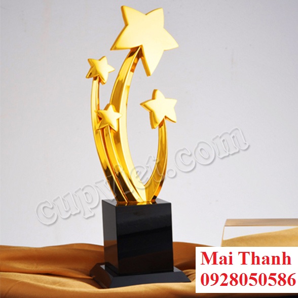 sản xuất cúp vinh danh, chuyên cúp lưu niệm, bán cúp đồng đúc mạ vàng