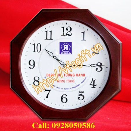 Sản xuất đồng hồ treo tường quà tặng quảng cáo, Đồng hồ in logo quảng cáo - Sản xuất, cung cấp đồng
