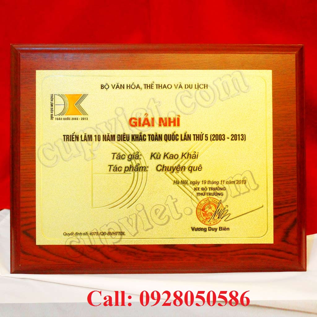 sản xuất Biểu trưng tri ân, biểu trưng vinh danh, Biểu trưng đồng lưu niệm,Bảng vinh danh đại lý