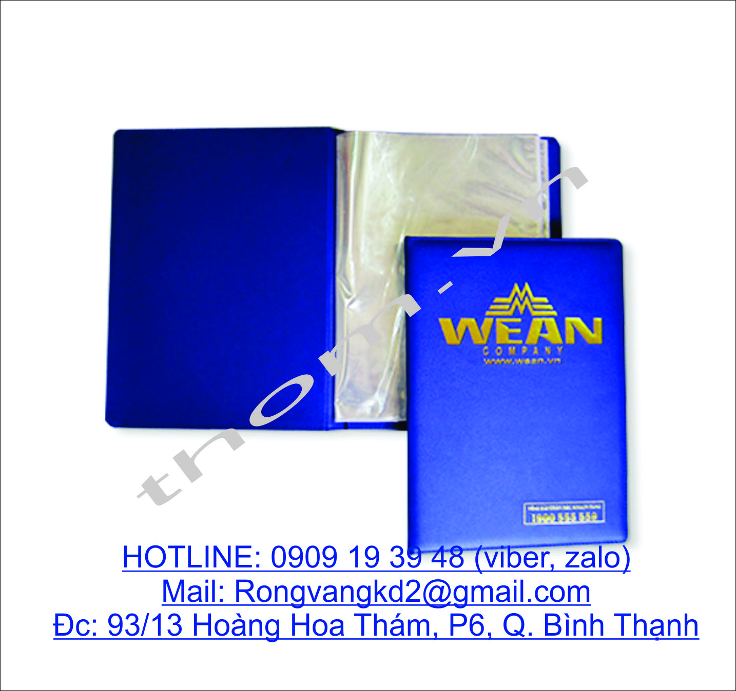 Cơ sở sản xuất bìa menu, bìa da simili, bìa còng trình ký..