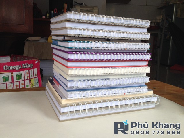 In sổ tay giá rẻ, in sổ lò xo, in sổ đóng chỉ