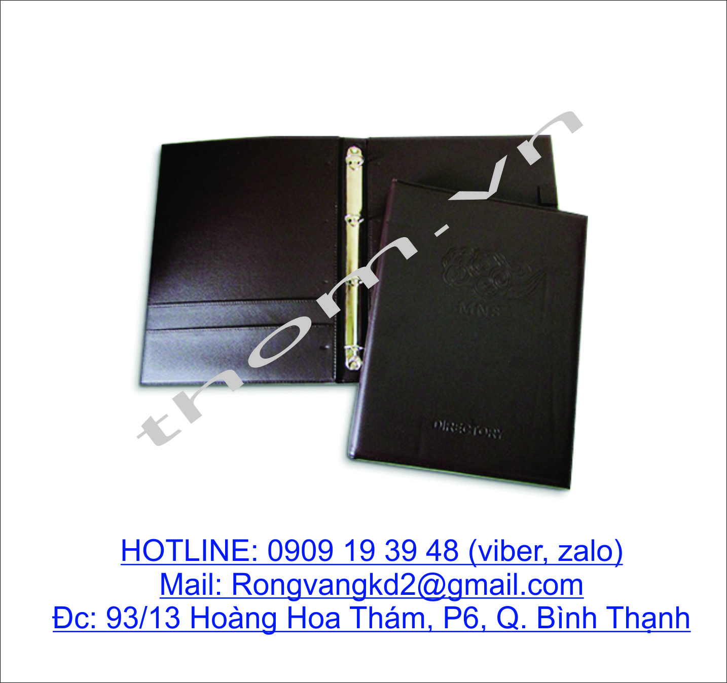 Cơ sở sản xuất bìa da menu, bìa da simili, bìa da trình ký, bìa da