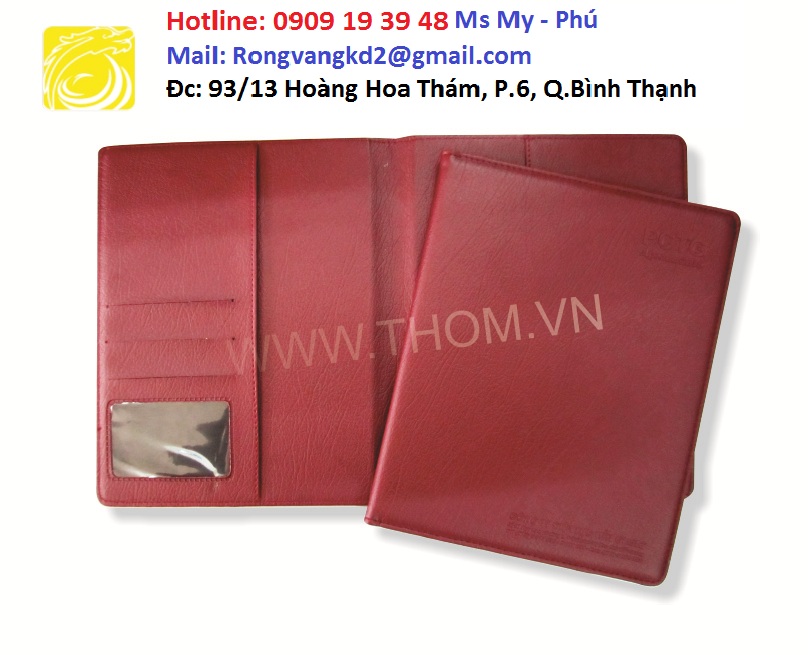 Cơ sở sản xuất bìa da menu, bìa da simili, bìa da trình ký, bìa da....