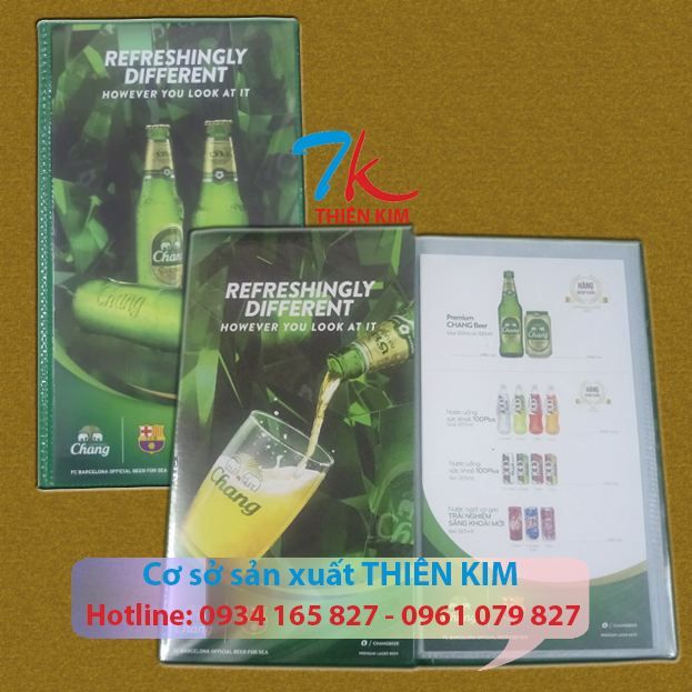 Cơ sở sản xuất bìa menu, chuyên làm cuốn menu, nơi cung cấp bìa kẹp tiền, làm bìa trình ký, cơ sở sản xuất bìa kẹp hóa đơn, làm bìa đựng hợp đồng,
