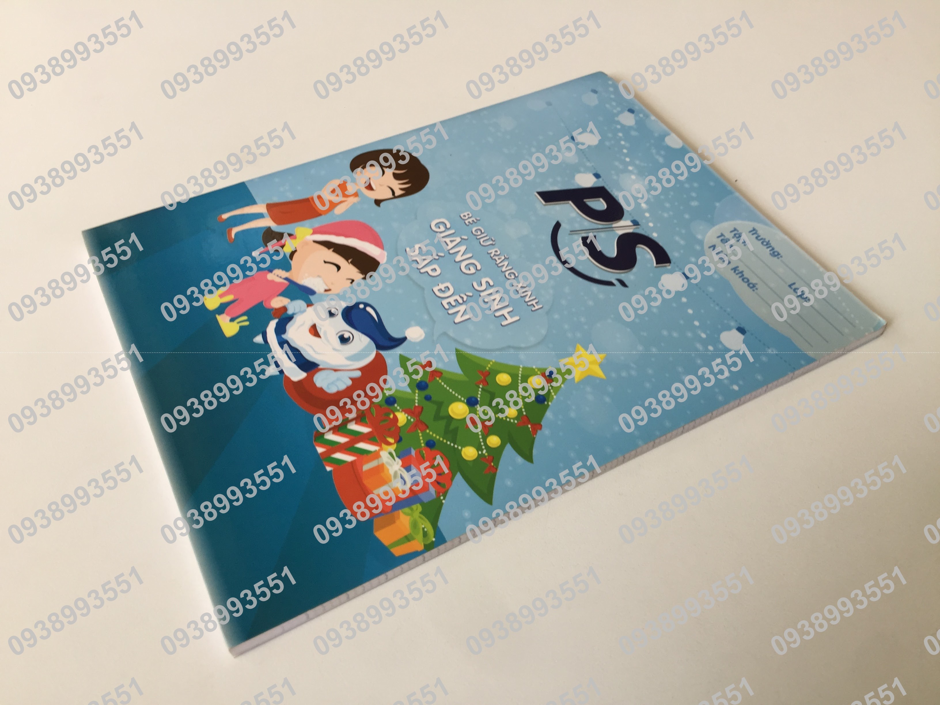 Nhận đặt in vở học sinh quảng cáo thương hiệu, in vở học sinh