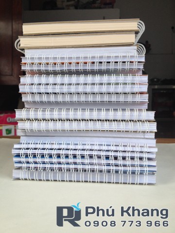 Cơ sở in sổ tay giá rẻ, sản xuất sổ bìa còng, in sổ lò xo